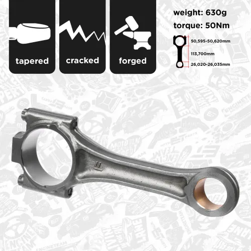 Pleuel ET ENGINETEAM OM0043 Bild Pleuel ET ENGINETEAM OM0043