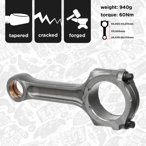 Pleuel ET ENGINETEAM OM0044 Bild Pleuel ET ENGINETEAM OM0044