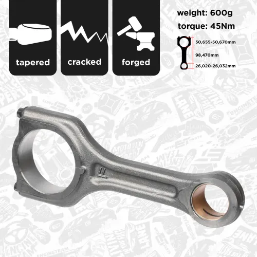 Pleuel ET ENGINETEAM OM0047 Bild Pleuel ET ENGINETEAM OM0047