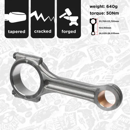 Pleuel ET ENGINETEAM OM0048 Bild Pleuel ET ENGINETEAM OM0048