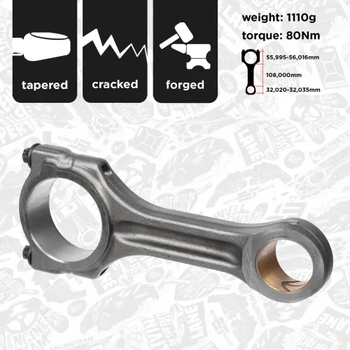 Pleuel ET ENGINETEAM OM0056 Bild Pleuel ET ENGINETEAM OM0056