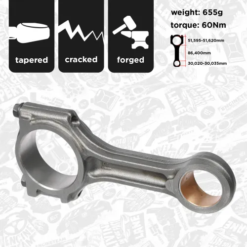 Pleuel ET ENGINETEAM OM0057 Bild Pleuel ET ENGINETEAM OM0057