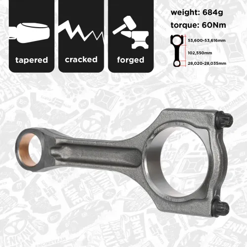 Reparatursatz, Kurbelwelle ET ENGINETEAM HK0207VR2 Bild Reparatursatz, Kurbelwelle ET ENGINETEAM HK0207VR2