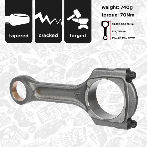 Pleuel ET ENGINETEAM OM0062 Bild Pleuel ET ENGINETEAM OM0062