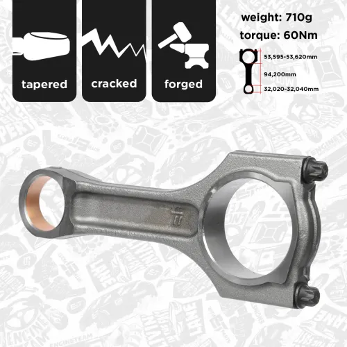 Pleuel ET ENGINETEAM OM0066 Bild Pleuel ET ENGINETEAM OM0066