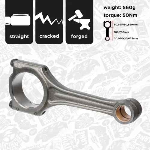 Pleuel ET ENGINETEAM OM0073 Bild Pleuel ET ENGINETEAM OM0073