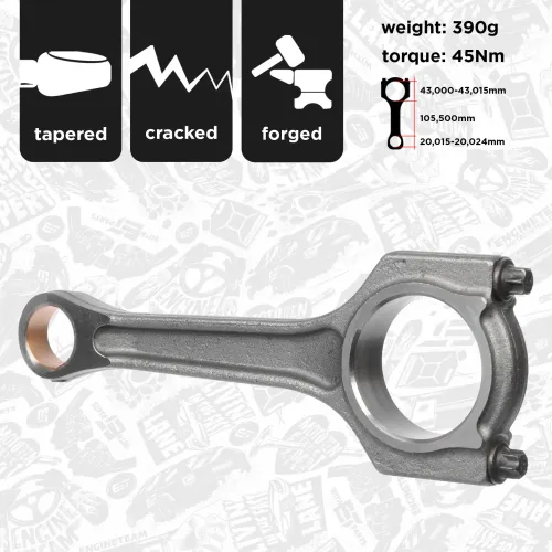 Pleuel ET ENGINETEAM OM0076 Bild Pleuel ET ENGINETEAM OM0076