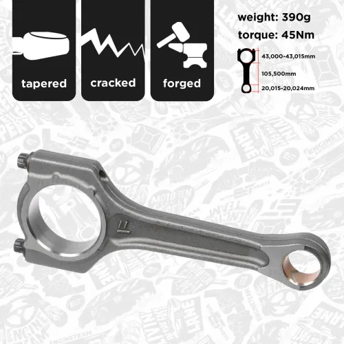 Pleuel ET ENGINETEAM OM0076 Bild Pleuel ET ENGINETEAM OM0076