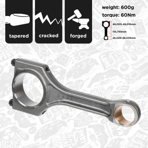 Reparatursatz, Kurbelwelle ET ENGINETEAM HK0207VR2 Bild Reparatursatz, Kurbelwelle ET ENGINETEAM HK0207VR2