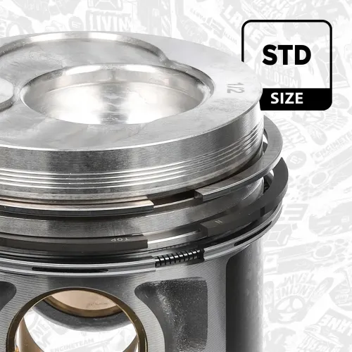 Kolben für Zylinder 1-2 ET ENGINETEAM PM001800 Bild Kolben für Zylinder 1-2 ET ENGINETEAM PM001800