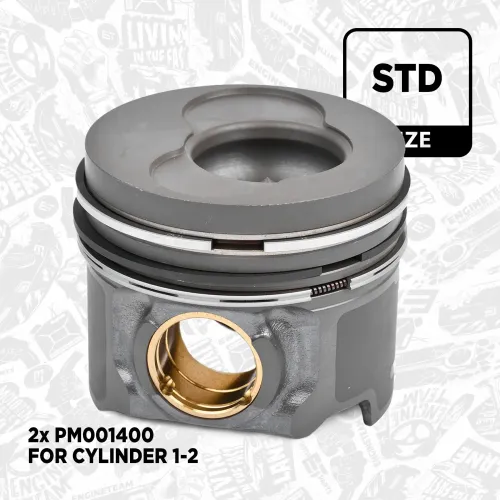 Kolben für Zylinder 1-5 ET ENGINETEAM PM013700 Bild Kolben für Zylinder 1-5 ET ENGINETEAM PM013700