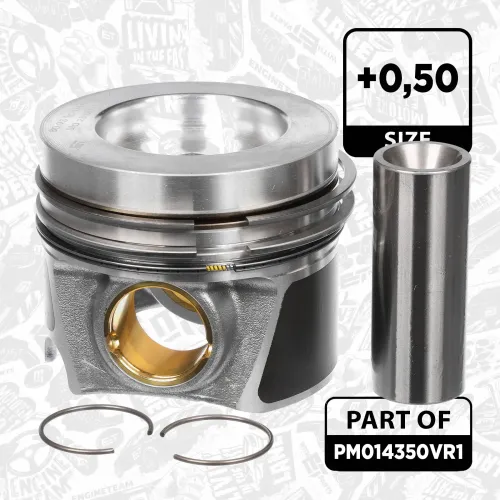 Kolbensatz ET ENGINETEAM PM014350VR1 Bild Kolbensatz ET ENGINETEAM PM014350VR1