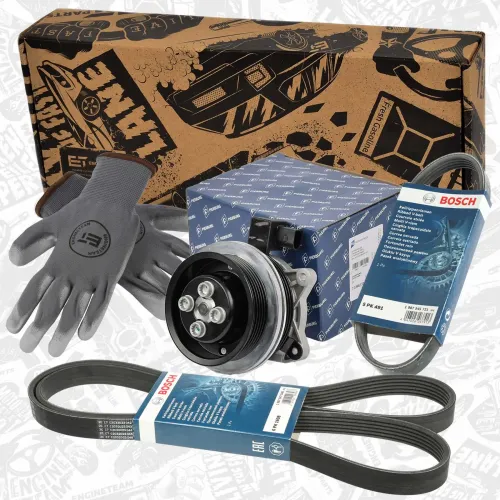 Wasserpumpe + Keilrippenriemensatz ET ENGINETEAM PW0010VR3 Bild Wasserpumpe + Keilrippenriemensatz ET ENGINETEAM PW0010VR3