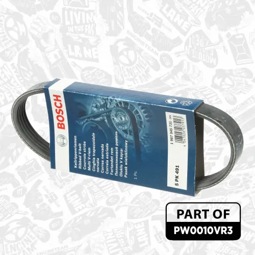 Wasserpumpe + Keilrippenriemensatz ET ENGINETEAM PW0010VR3 Bild Wasserpumpe + Keilrippenriemensatz ET ENGINETEAM PW0010VR3