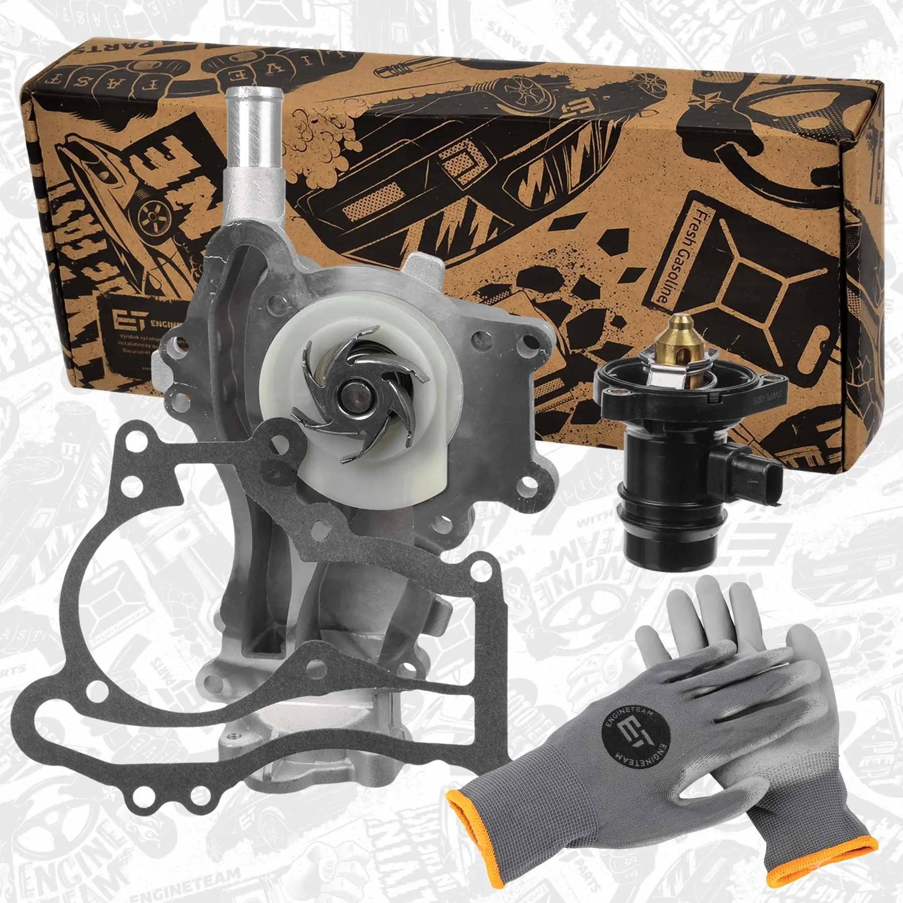 Wasserpumpe, Motorkühlung ET ENGINETEAM PW0022VR1