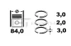 Kolbenringsatz ET ENGINETEAM R1000300