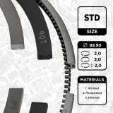 Kolbenringsatz ET ENGINETEAM R1002500