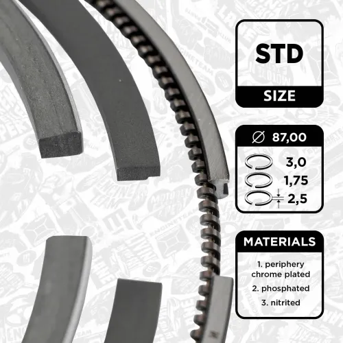 Kolbenringsatz ET ENGINETEAM R1004500 Bild Kolbenringsatz ET ENGINETEAM R1004500