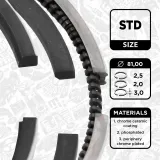 Kolbenringsatz ET ENGINETEAM R1009700