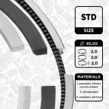 Kolbenringsatz ET ENGINETEAM R1012800