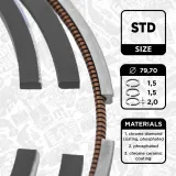 Kolbenringsatz ET ENGINETEAM R1013700