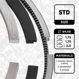 Kolbenringsatz ET ENGINETEAM R1013800