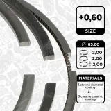 Kolbenringsatz ET ENGINETEAM R1015460