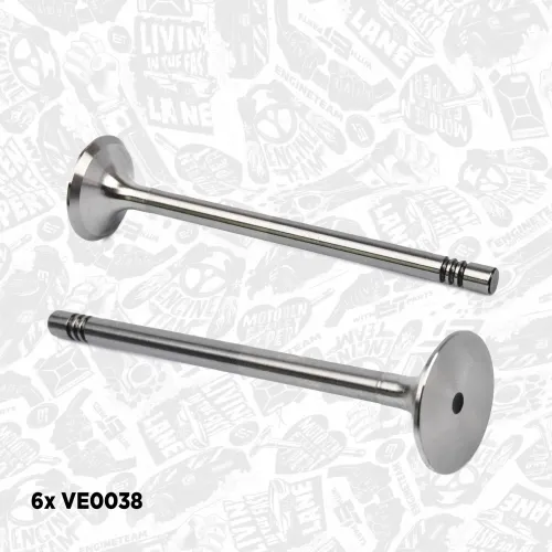 Ventilstößel Einlassseite Einlassseite Auslassseite Auslassseite ET ENGINETEAM ZM0078 Bild Ventilstößel Einlassseite Einlassseite Auslassseite Auslassseite ET ENGINETEAM ZM0078