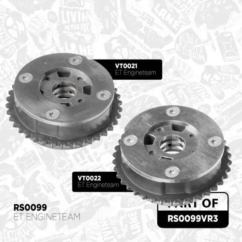 Nockenwellensatz Einlassseite Auslassseite ET ENGINETEAM HV0465VR1 Bild Nockenwellensatz Einlassseite Auslassseite ET ENGINETEAM HV0465VR1