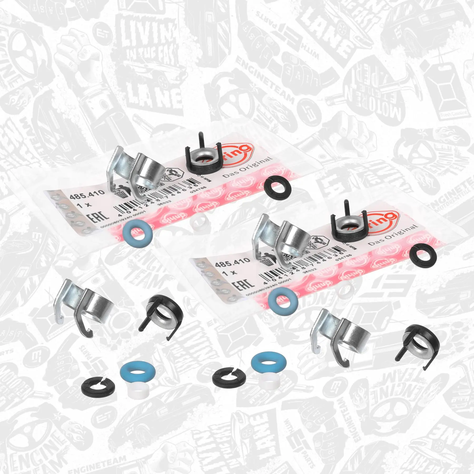 Dichtringsatz, Einspritzventil ET ENGINETEAM TM0059VR2