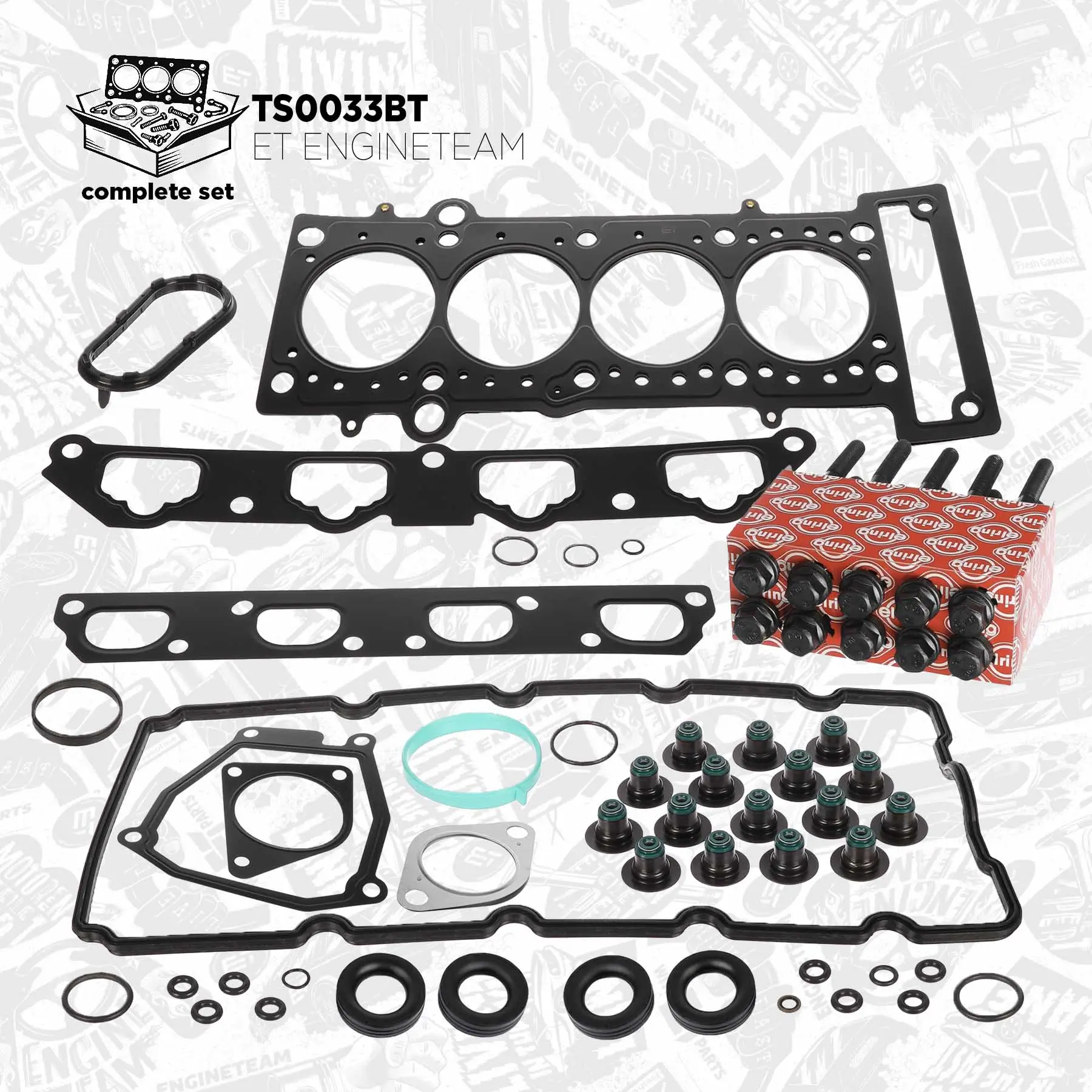 Dichtungssatz, Zylinderkopf ET ENGINETEAM TS0033BT