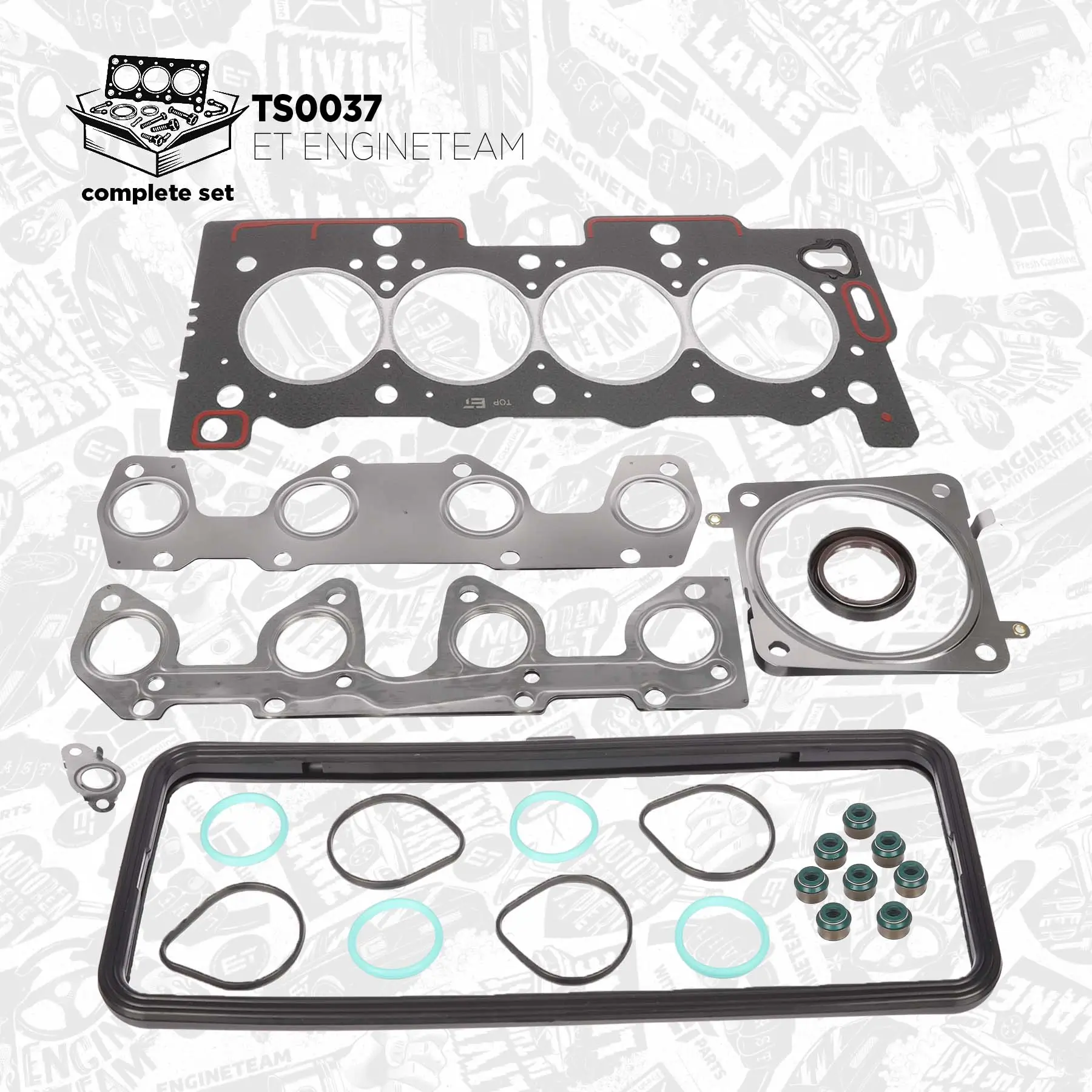 Dichtungssatz, Zylinderkopf ET ENGINETEAM TS0037