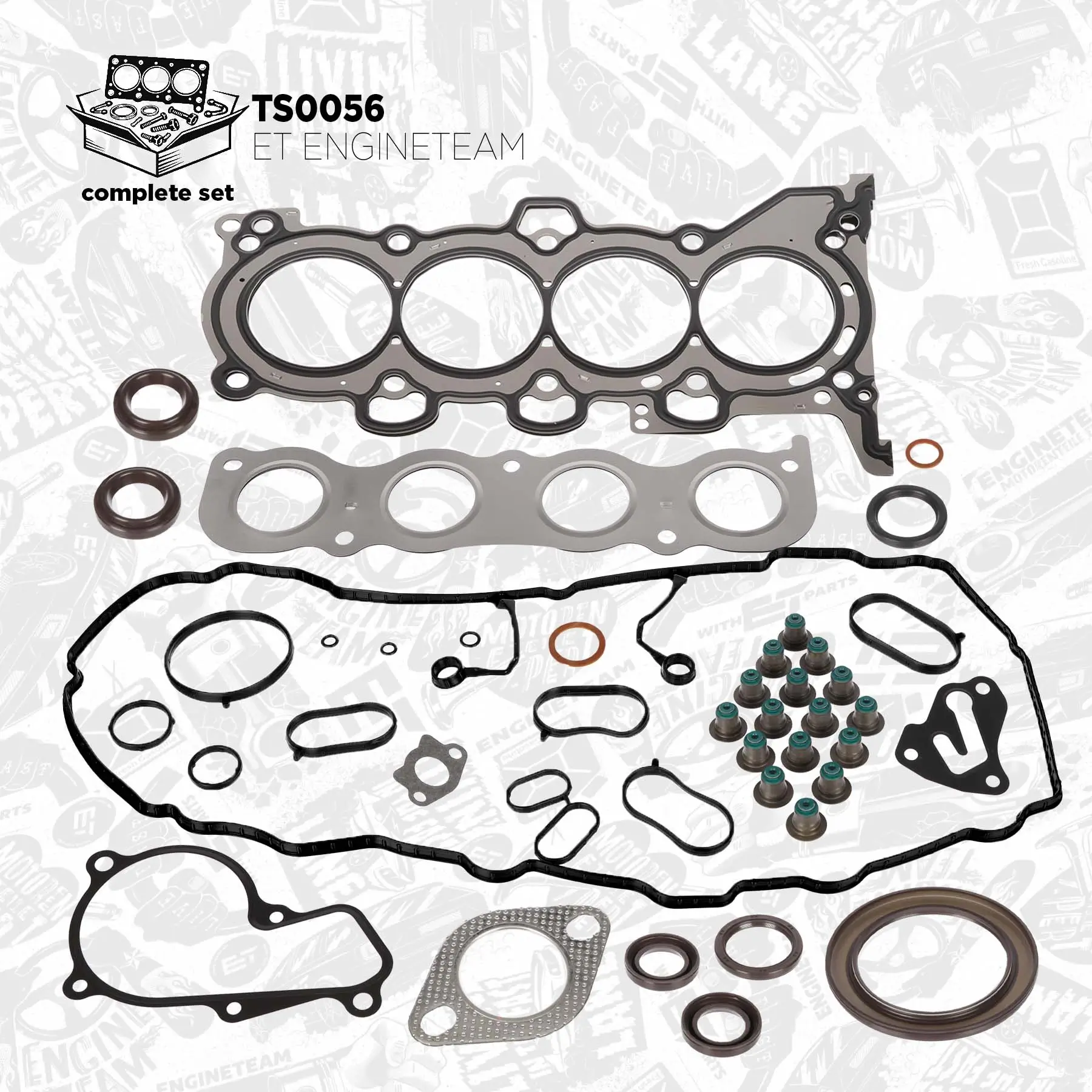 Dichtungssatz, Zylinderkopf ET ENGINETEAM TS0056