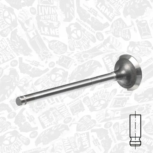 Auslassventil ET ENGINETEAM VE0022 Bild Auslassventil ET ENGINETEAM VE0022