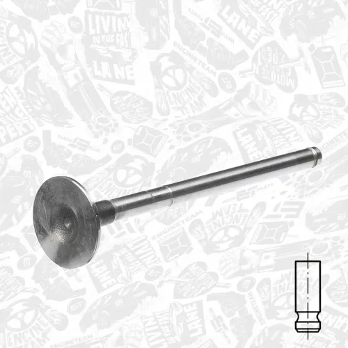 Auslassventil ET ENGINETEAM VE0022 Bild Auslassventil ET ENGINETEAM VE0022