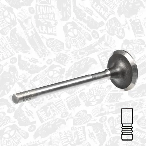 Nockenwellensatz Einlassseite Auslassseite ET ENGINETEAM HV0457VR1 Bild Nockenwellensatz Einlassseite Auslassseite ET ENGINETEAM HV0457VR1