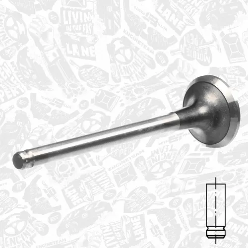 Auslassventil ET ENGINETEAM VE0083 Bild Auslassventil ET ENGINETEAM VE0083