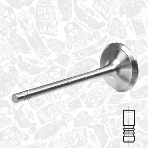 Auslassventil Auslassseite ET ENGINETEAM VE0085 Bild Auslassventil Auslassseite ET ENGINETEAM VE0085