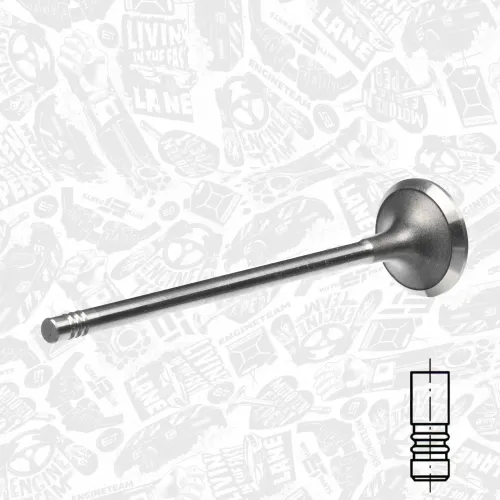 Auslassventil ET ENGINETEAM VE0109 Bild Auslassventil ET ENGINETEAM VE0109