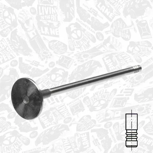 Auslassventil ET ENGINETEAM VE0109 Bild Auslassventil ET ENGINETEAM VE0109