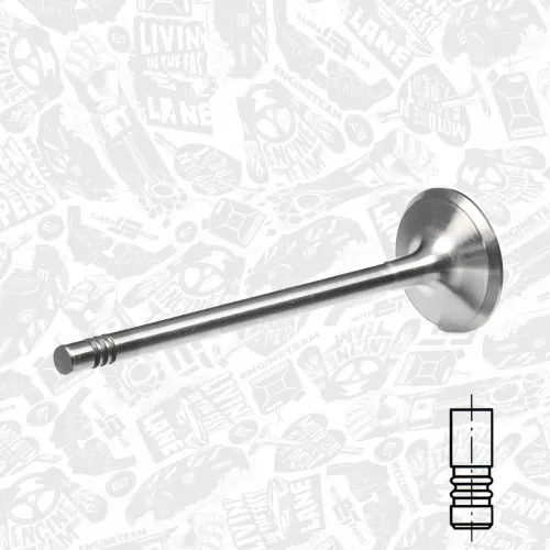 Auslassventil ET ENGINETEAM VE0110 Bild Auslassventil ET ENGINETEAM VE0110