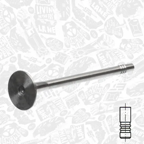 Auslassventil ET ENGINETEAM VE0122 Bild Auslassventil ET ENGINETEAM VE0122