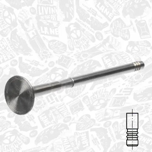 Auslassventil ET ENGINETEAM VE0134 Bild Auslassventil ET ENGINETEAM VE0134