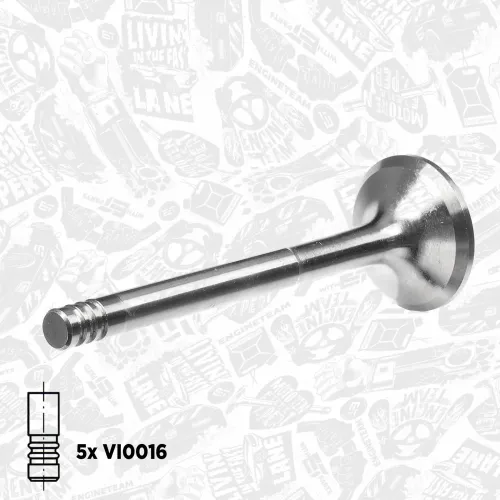 Ventilsatz, Einlass-/Auslassventil ET ENGINETEAM VS0003 Bild Ventilsatz, Einlass-/Auslassventil ET ENGINETEAM VS0003