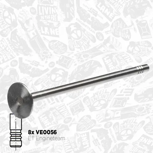 Ventilsatz, Einlass-/Auslassventil ET ENGINETEAM VS0006 Bild Ventilsatz, Einlass-/Auslassventil ET ENGINETEAM VS0006