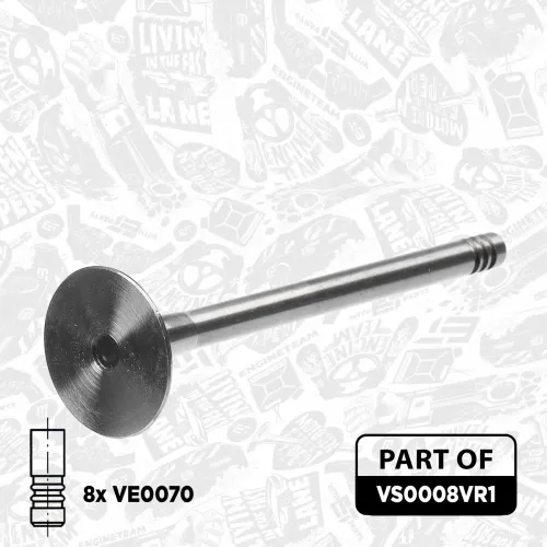 Kolbensatz ET ENGINETEAM PM010100VR1 Bild Kolbensatz ET ENGINETEAM PM010100VR1