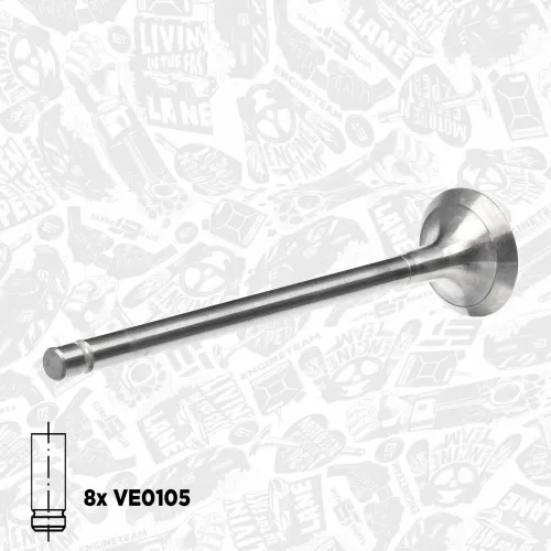 Ventilsatz, Einlass-/Auslassventil ET ENGINETEAM VS0011 Bild Ventilsatz, Einlass-/Auslassventil ET ENGINETEAM VS0011