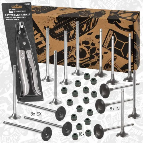 Ventilsatz, Einlass-/Auslassventil ET ENGINETEAM VS0011VR1 Bild Ventilsatz, Einlass-/Auslassventil ET ENGINETEAM VS0011VR1