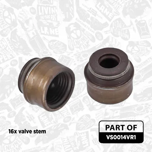 Ventilsatz, Einlass-/Auslassventil ET ENGINETEAM VS0014VR1 Bild Ventilsatz, Einlass-/Auslassventil ET ENGINETEAM VS0014VR1