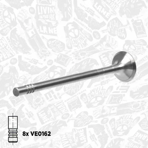 Ventilsatz, Einlass-/Auslassventil ET ENGINETEAM VS0021 Bild Ventilsatz, Einlass-/Auslassventil ET ENGINETEAM VS0021